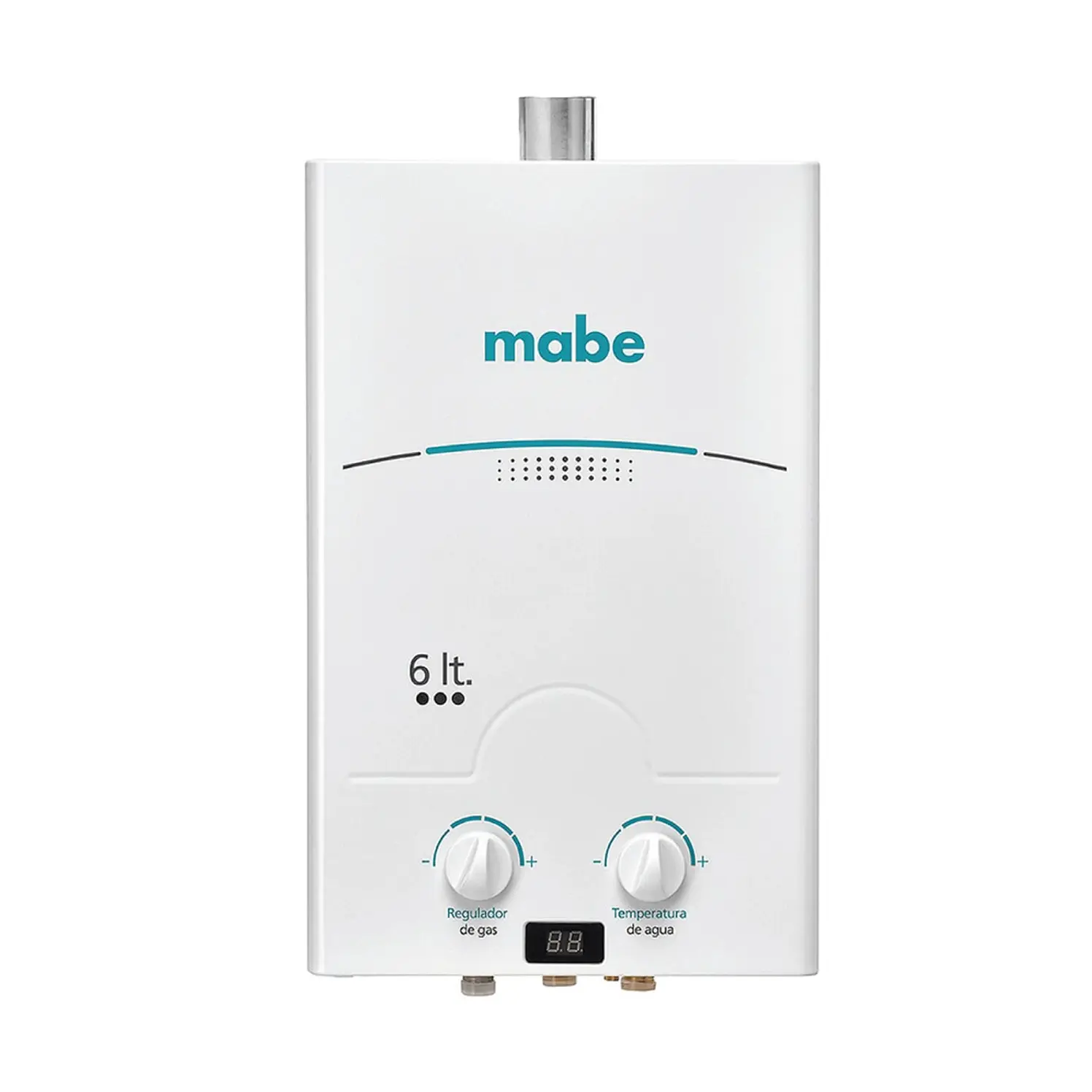 Calentador Mabe De Paso 6 L Tiro Forzado Blanco