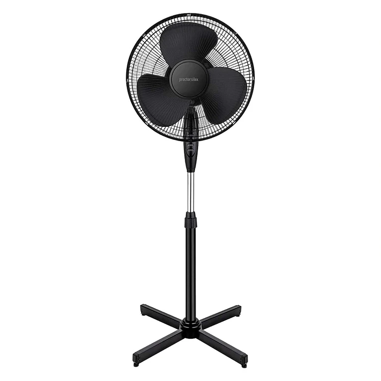 Ventilador Pedestal Proctor Silex 16 3 Velocidades Negro
