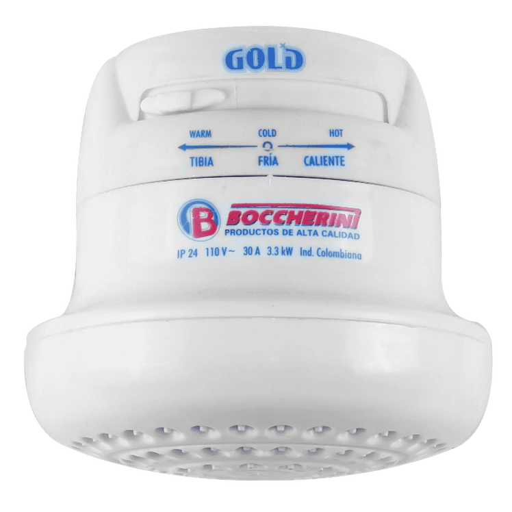 Ducha Boccherini Eléctrica Gold