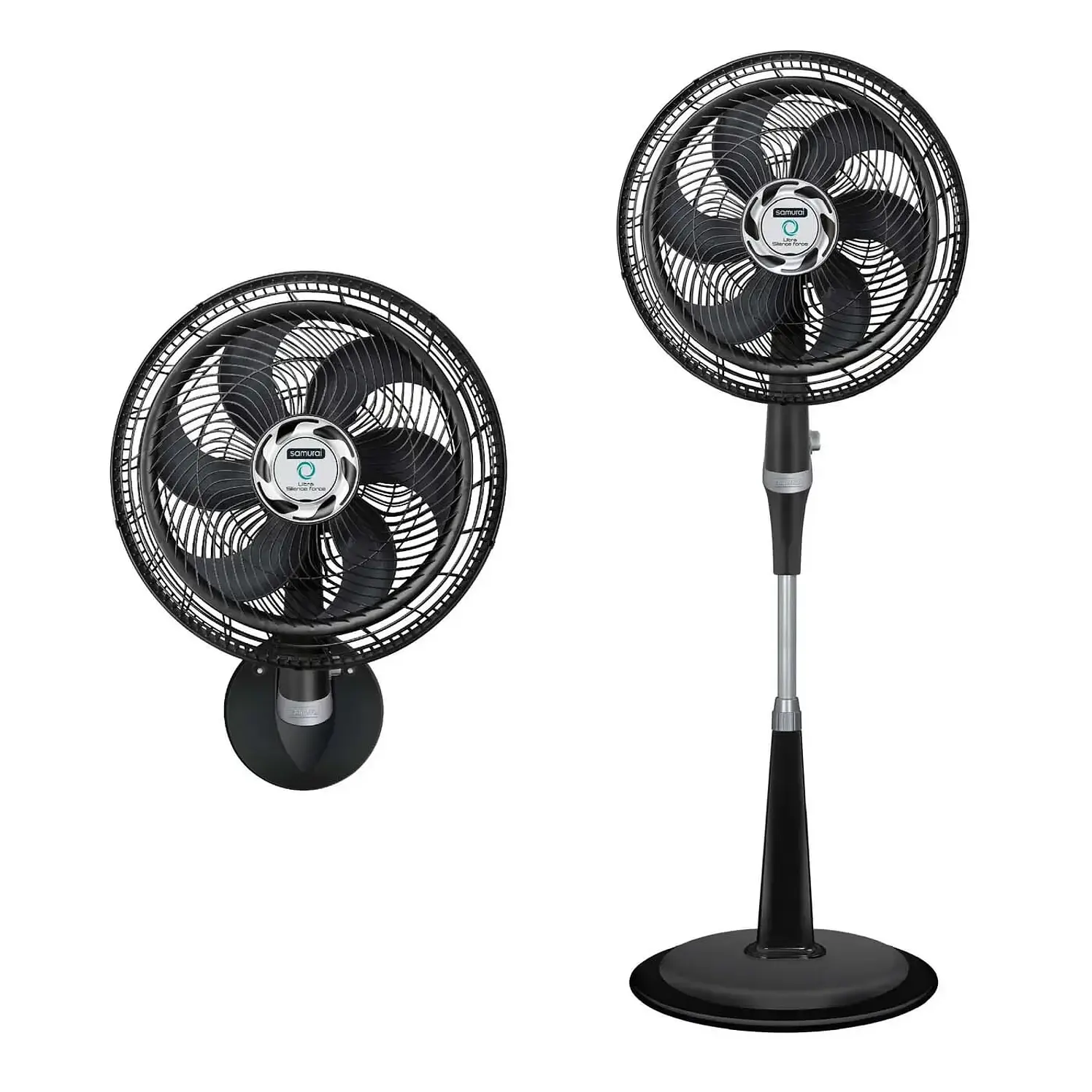 Ventilador Samurai Ultra Silence Force 2 En 1 Negro