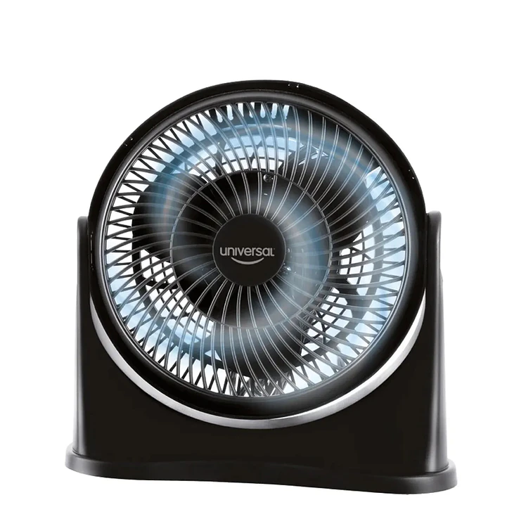 Ventilador Universal 8 Pulg Compact Fresh Negro