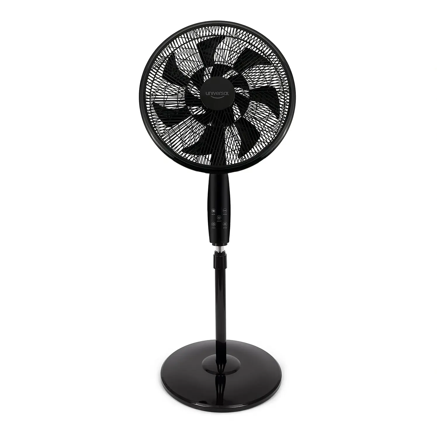 Ventilador Universal 14 Aspas Con Control Remoto Negro