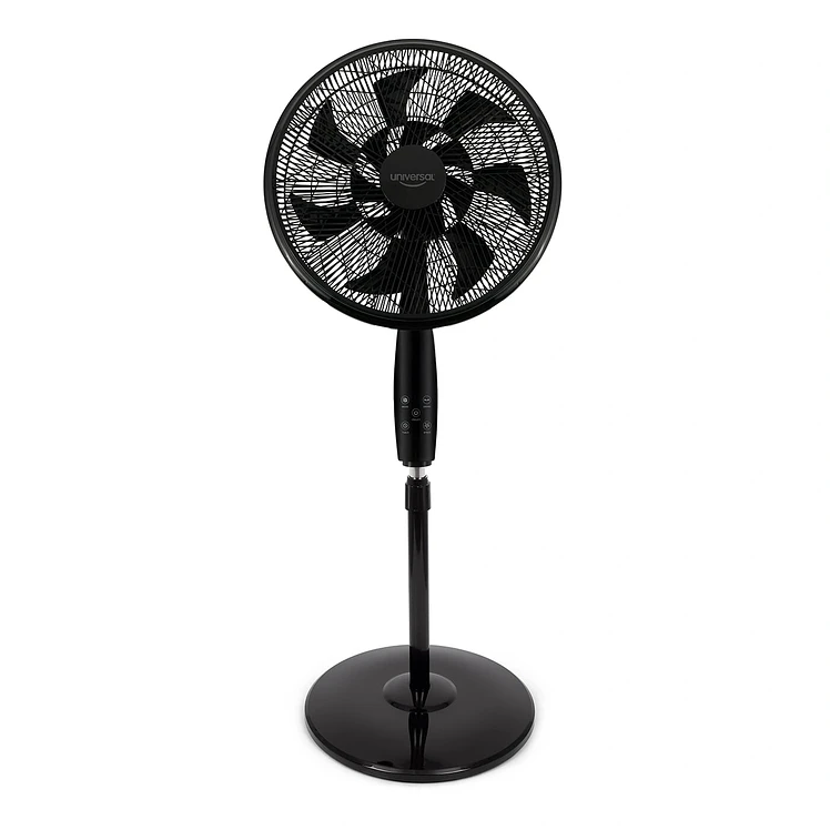 Ventilador Universal 14 Aspas Con Control Remoto Negro