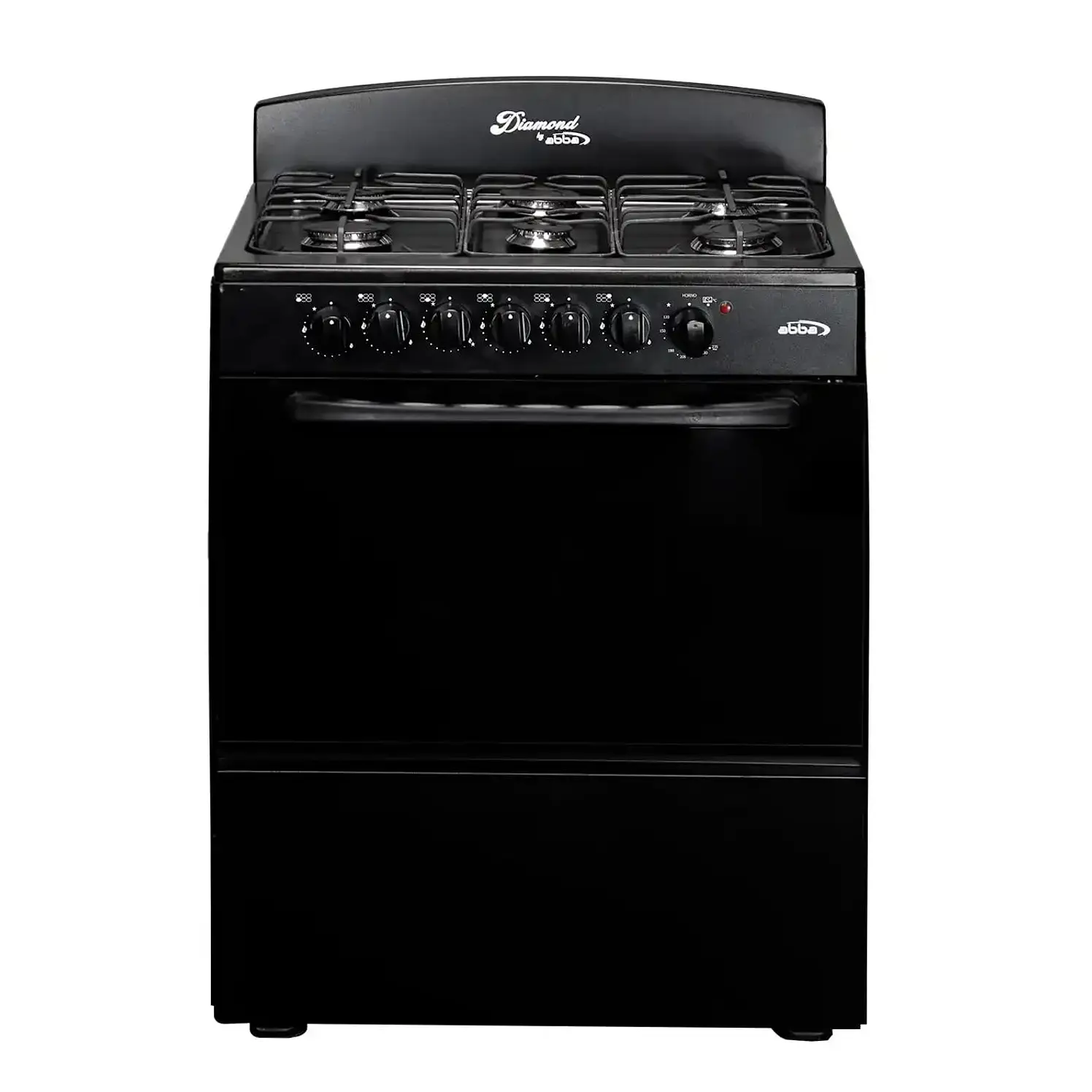 Estufa Piso Abba 6 Gas Propano Ea, Rt 30Hed Gt N Negro