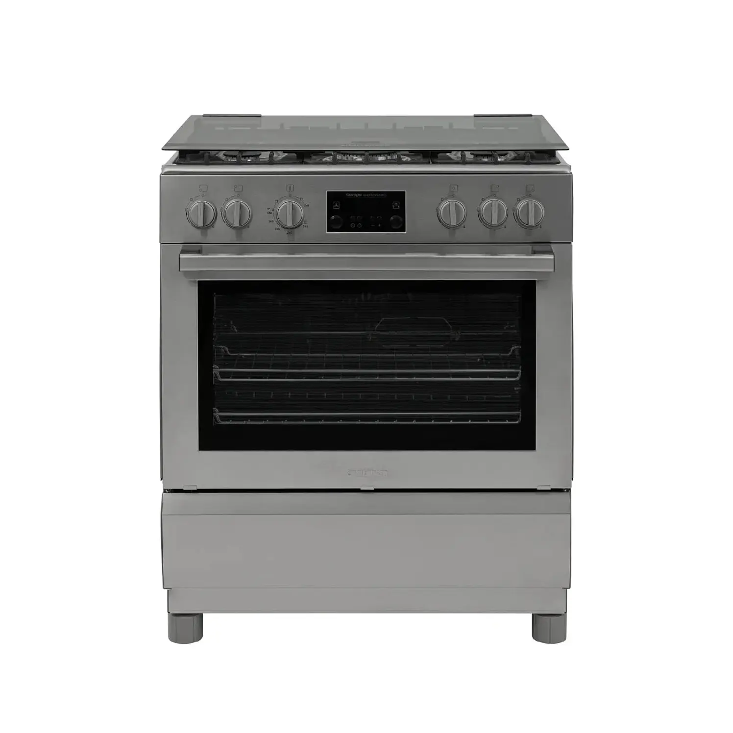 Estufa Piso Challenger 5 Puestos Horno A Gas Propano Gris