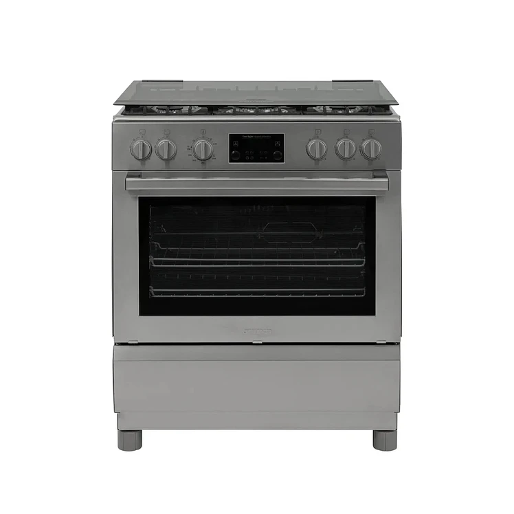 Estufa Piso Challenger 5 Puestos Horno A Gas Propano Gris