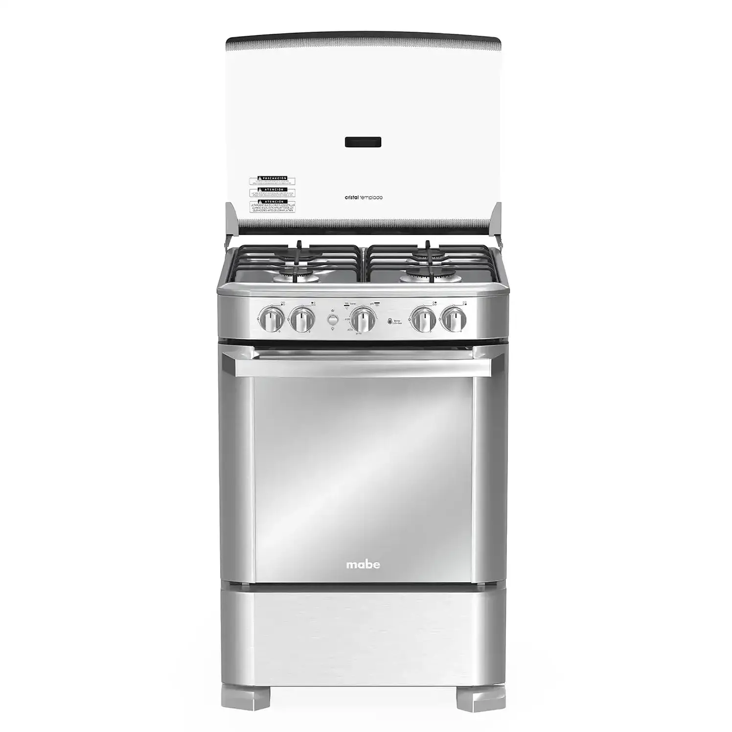 Estufa De Piso Mabe 4 Puestos Gas Natural Inox