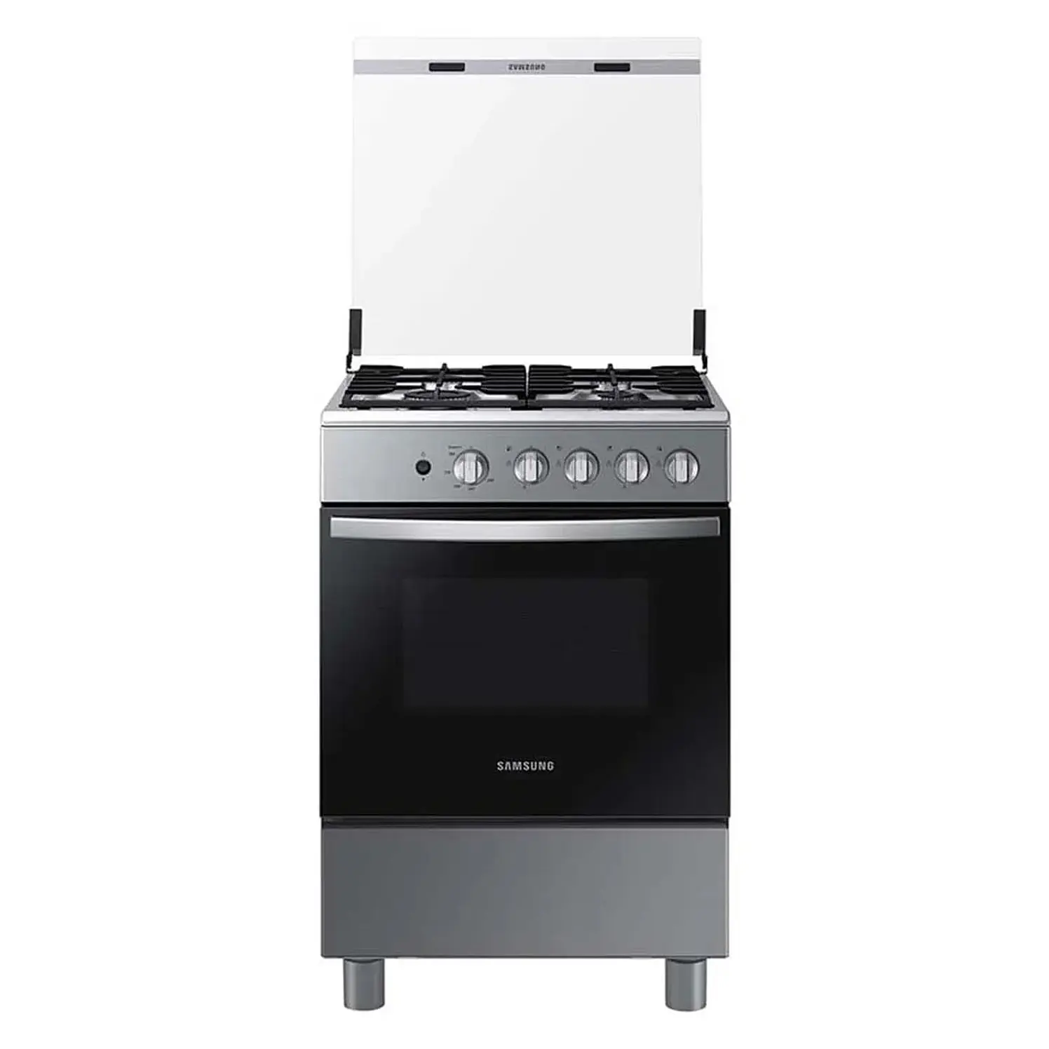 Estufa De Piso Samsung 4 Puestos Con Horno Gas Natural Negro