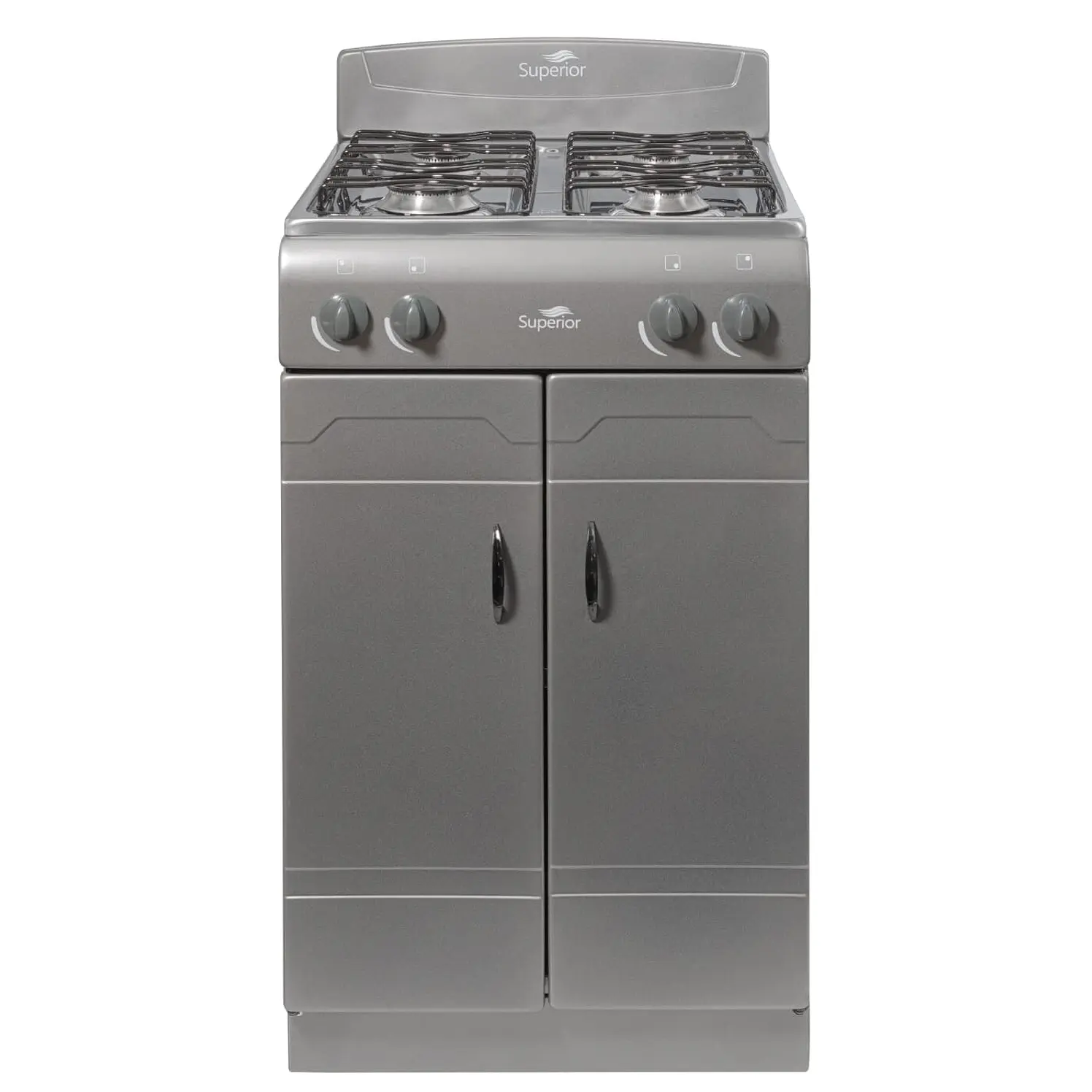 Estufa De Piso Superior 4 Puestos Gas Natural 7015 Gris