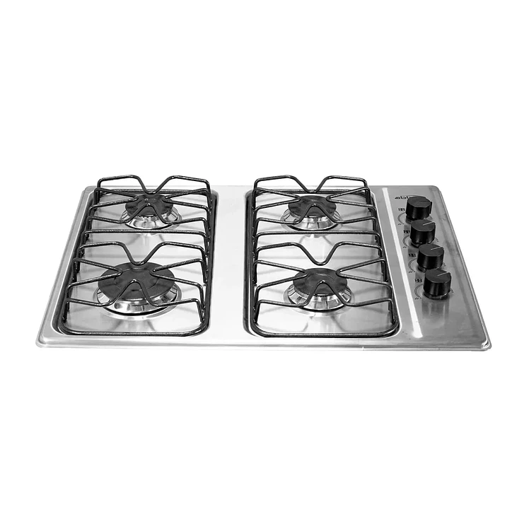 Estufa Empotrar Abba 60Cms 4 Gas Natural Cg 60In Se Inox