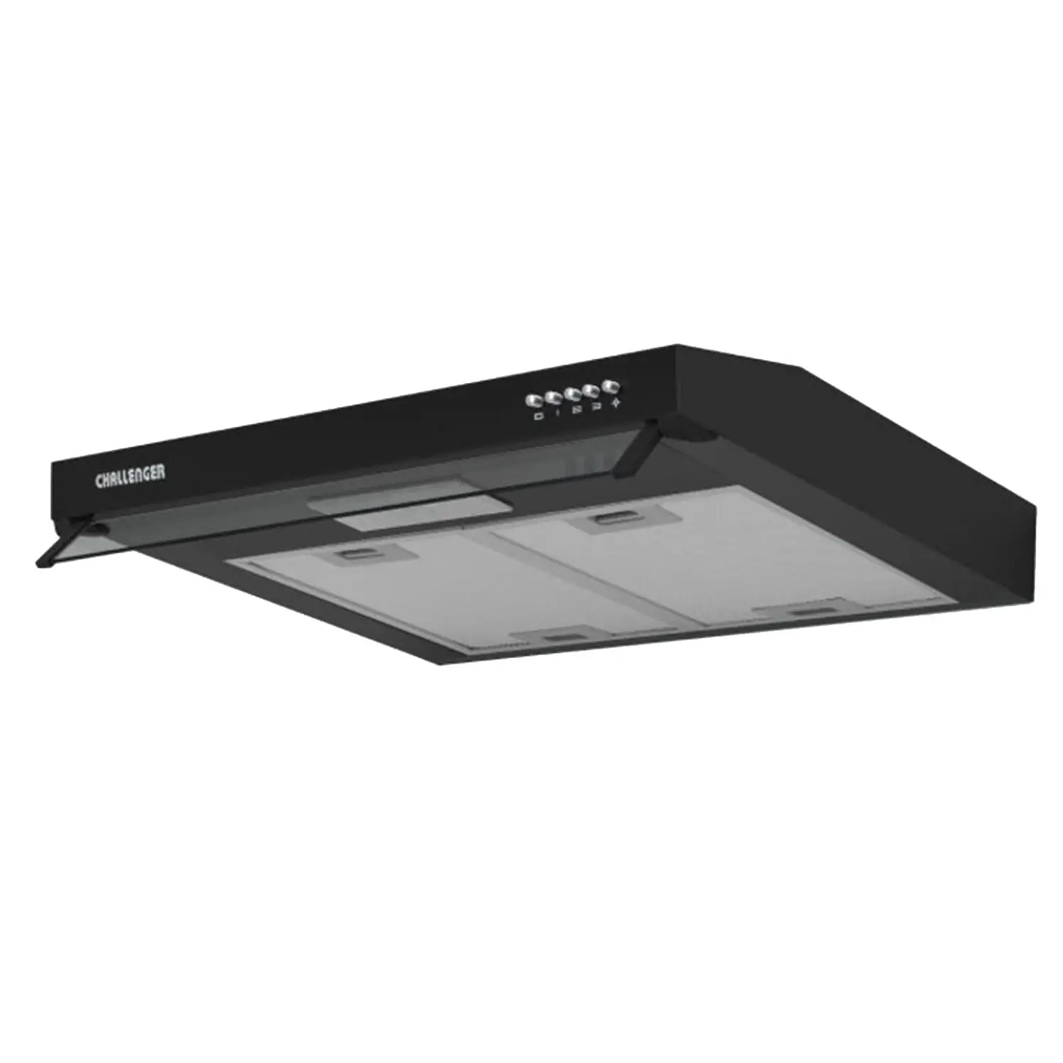 Campana Extractora Challenger 60Cms Tipo Negro