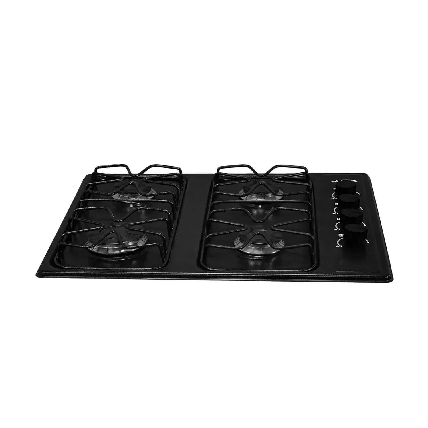 Estufa Empotrar Abba 60Cms 4 Gas Propano Cg 60E Se Negro