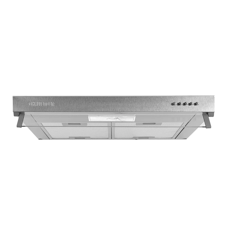 Campana Extractora Challenger 63Cms Tipo Plateado