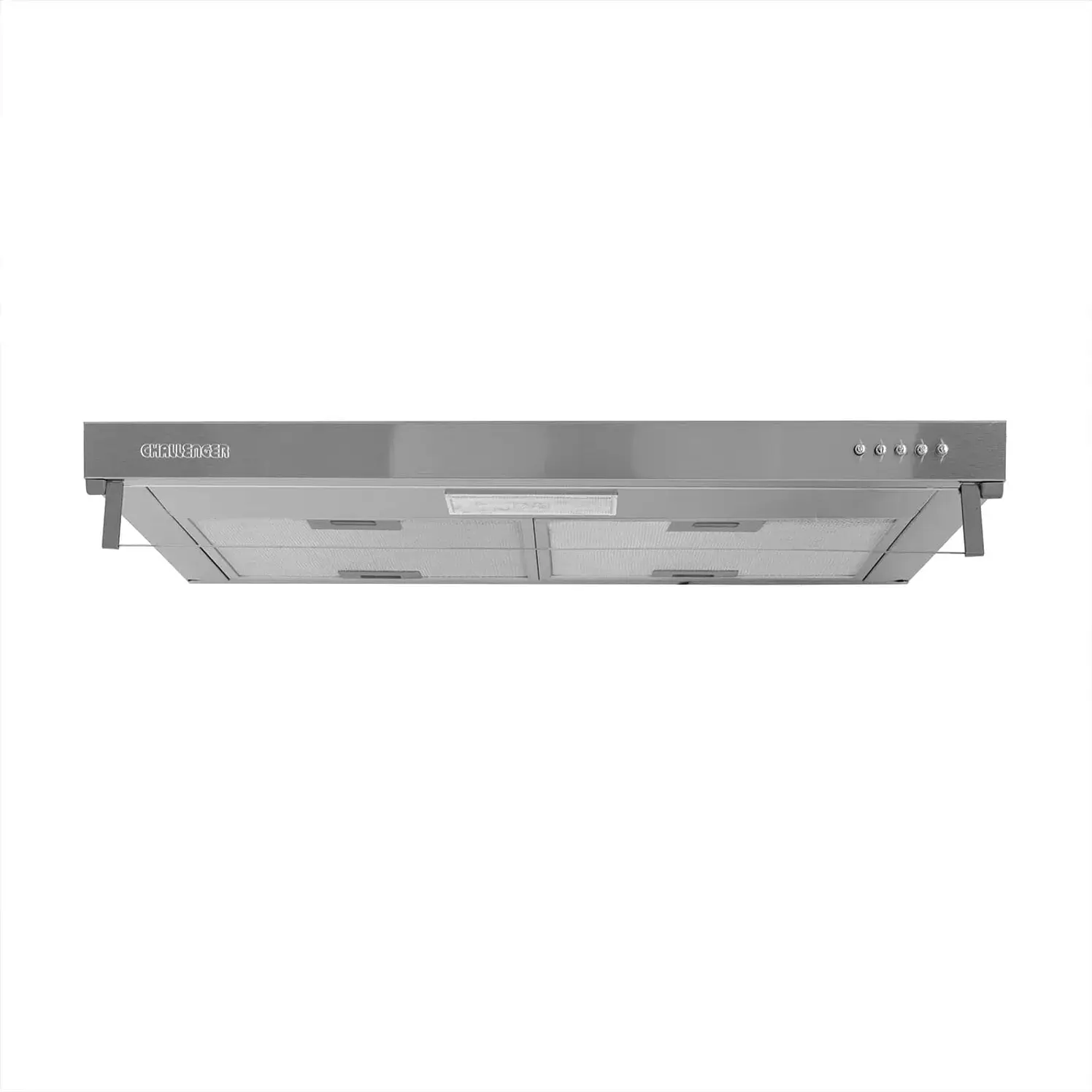 Campana Extractora Challenger 76Cms Tipo Plateado