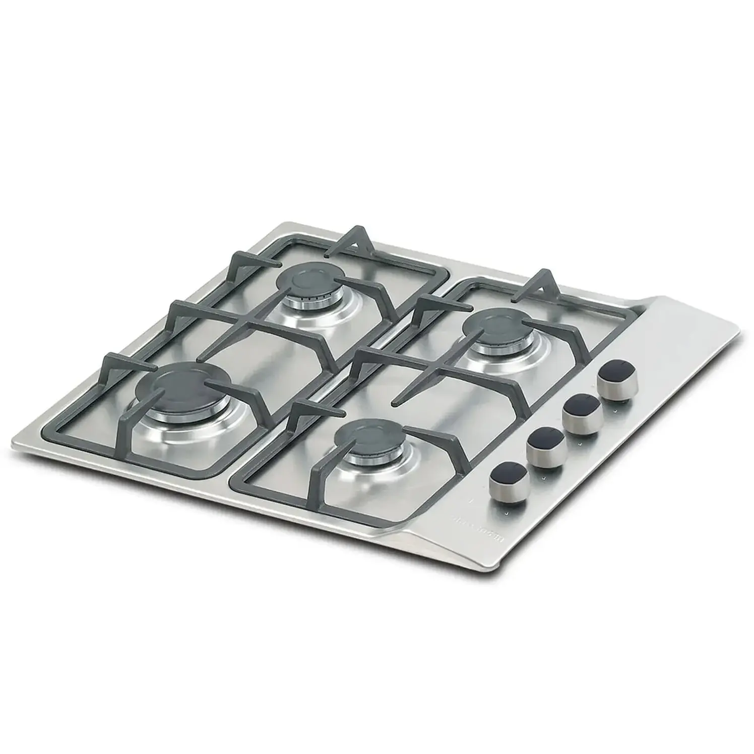 Estufa Empotrar Challenger 51Cms 4 Gas Natural Plateado