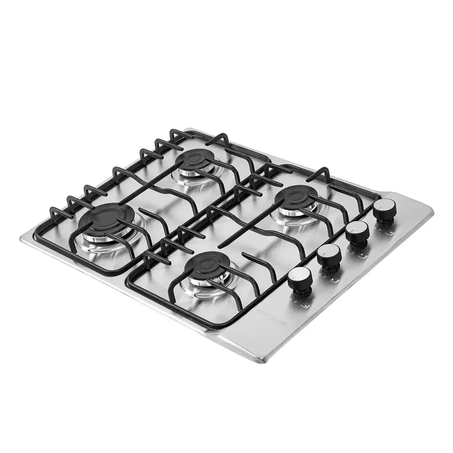 Estufa Empotrar Challenger 58.5Cms 4 Gas Natural Plateado