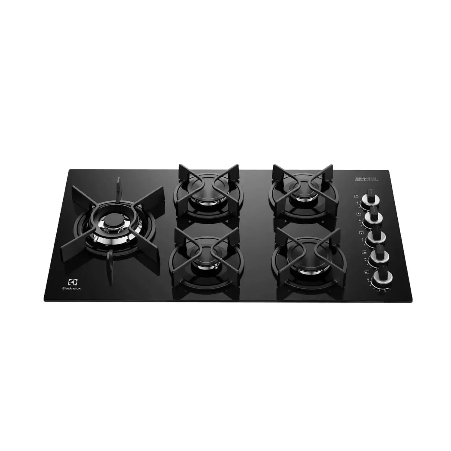 Estufa Empotrar Electrolux 80 Cm 5 Gas Natural Ke5Gw Negro