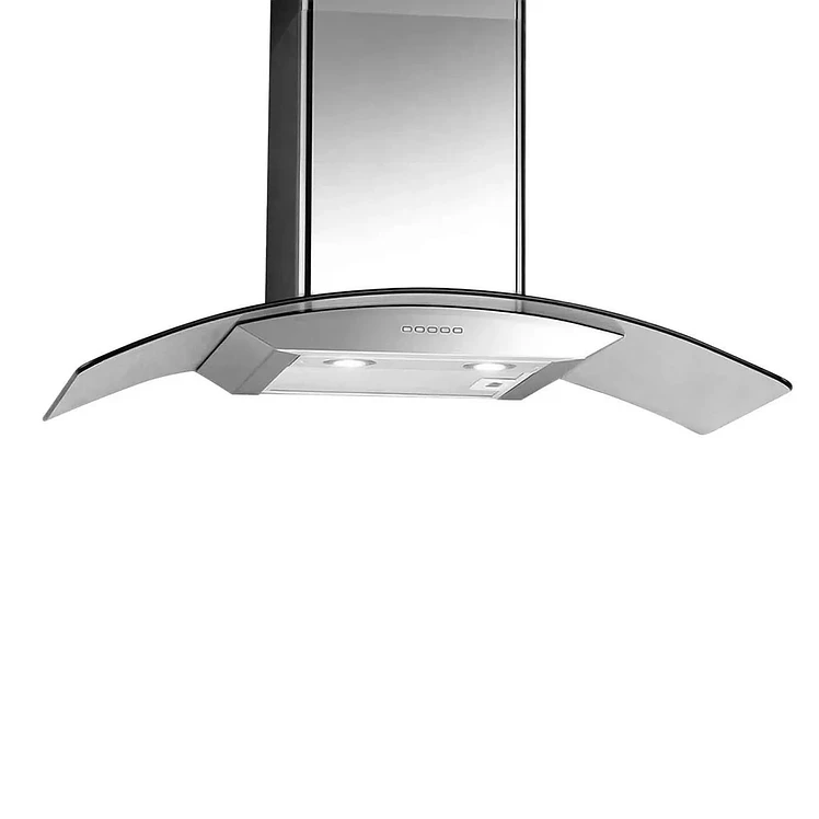 Campana Extractora Whirlpool 90Cms Tipo Pared Gris