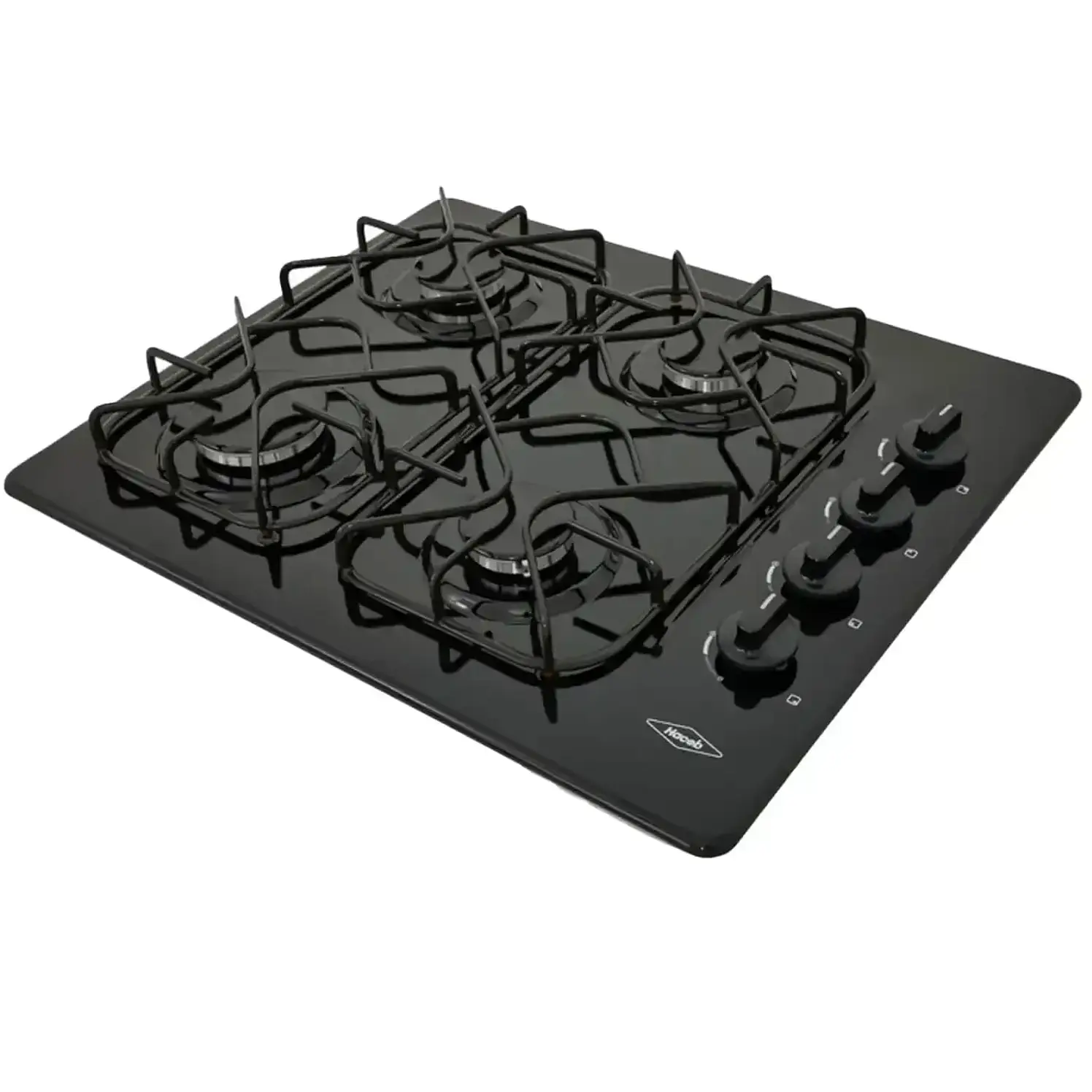 Estufa Empotrar Haceb 60Cms 4 Gas Natural Cg 60 Esm Negro