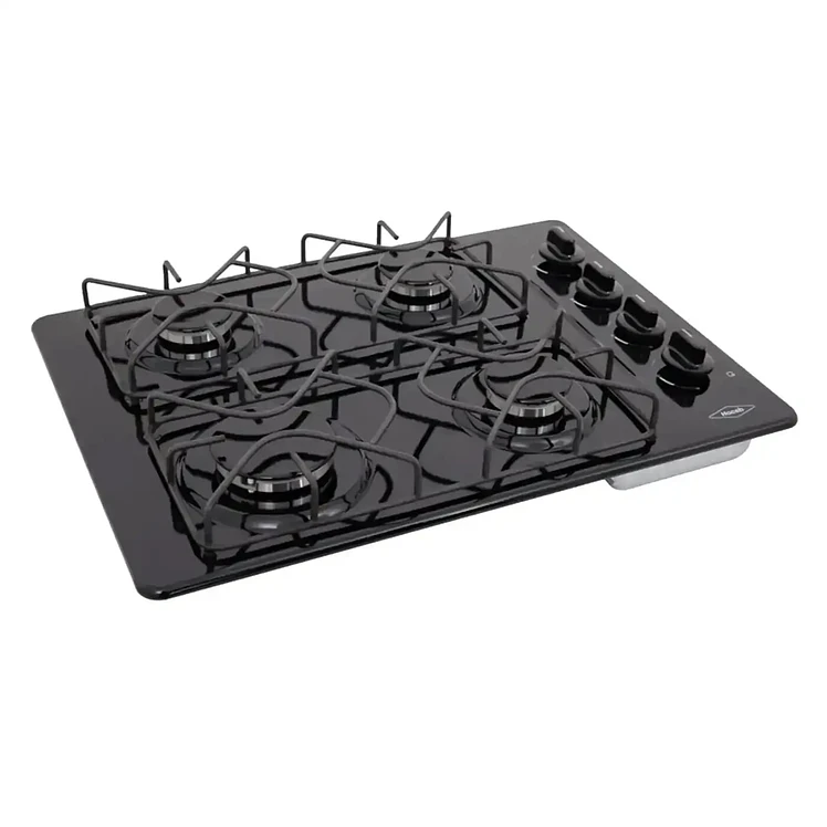 Estufa De Empotrar Haceb 60Cms 4 Puestos Gas Natural Negro