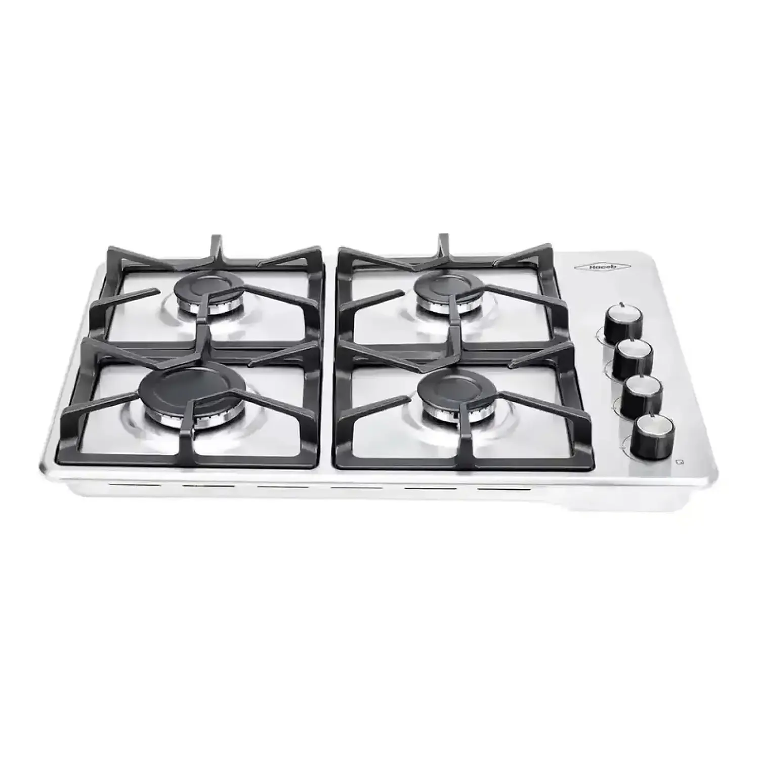 Estufa Empotrar Haceb 60 Cms 4 Gas Natural Fundido Inox