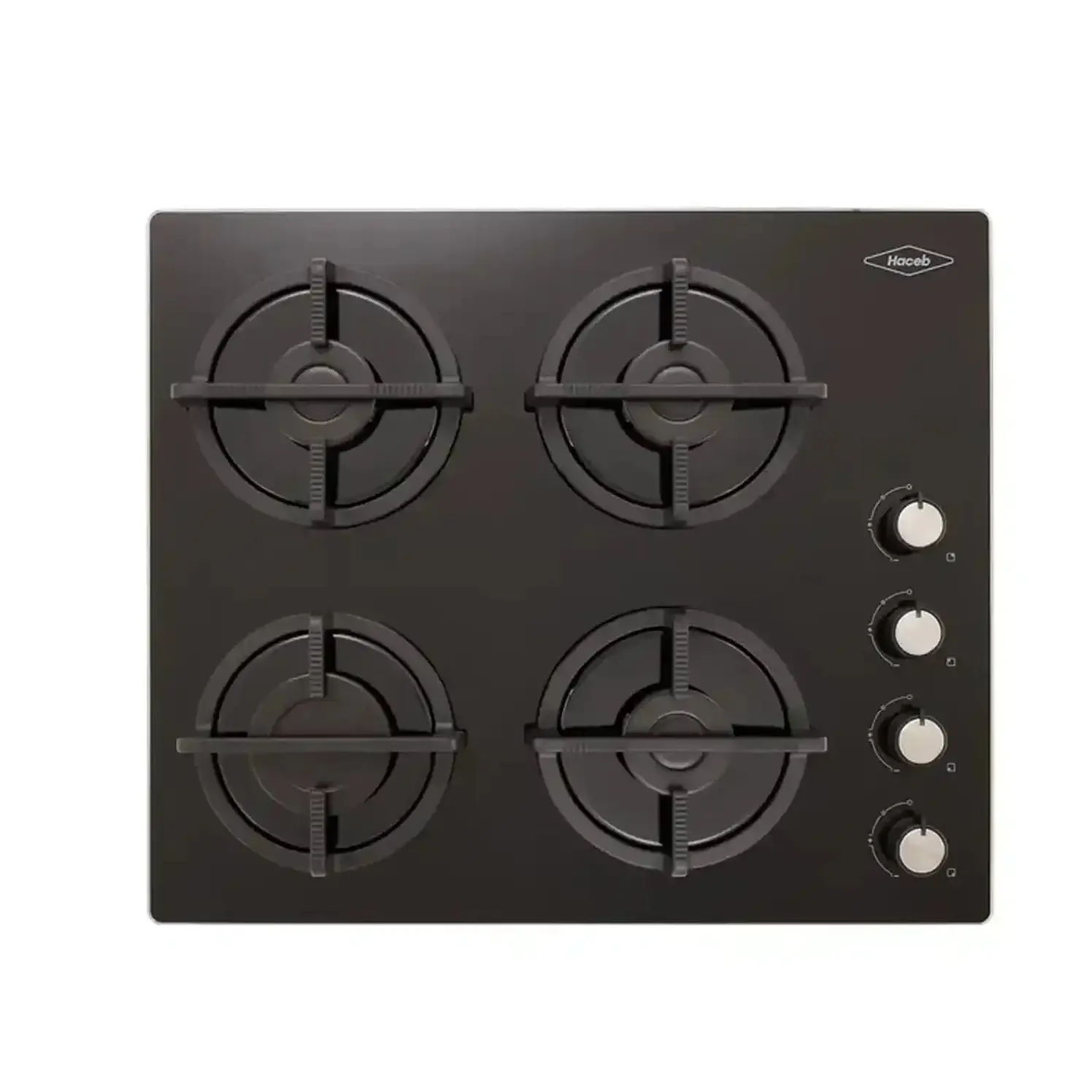 Estufa Empotrar Haceb 60Cms 4 Puestos Gas Propano Negro