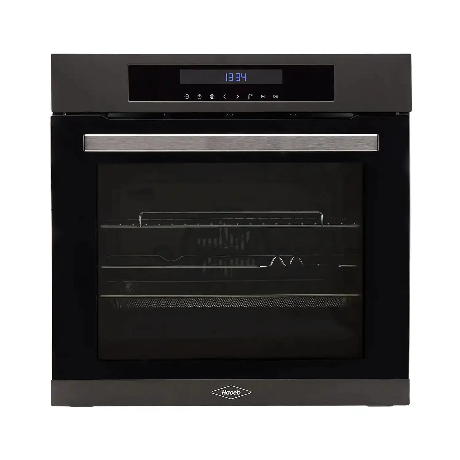 Horno Haceb Empotar 60Cms 220V Hetadiginoxne -Negro