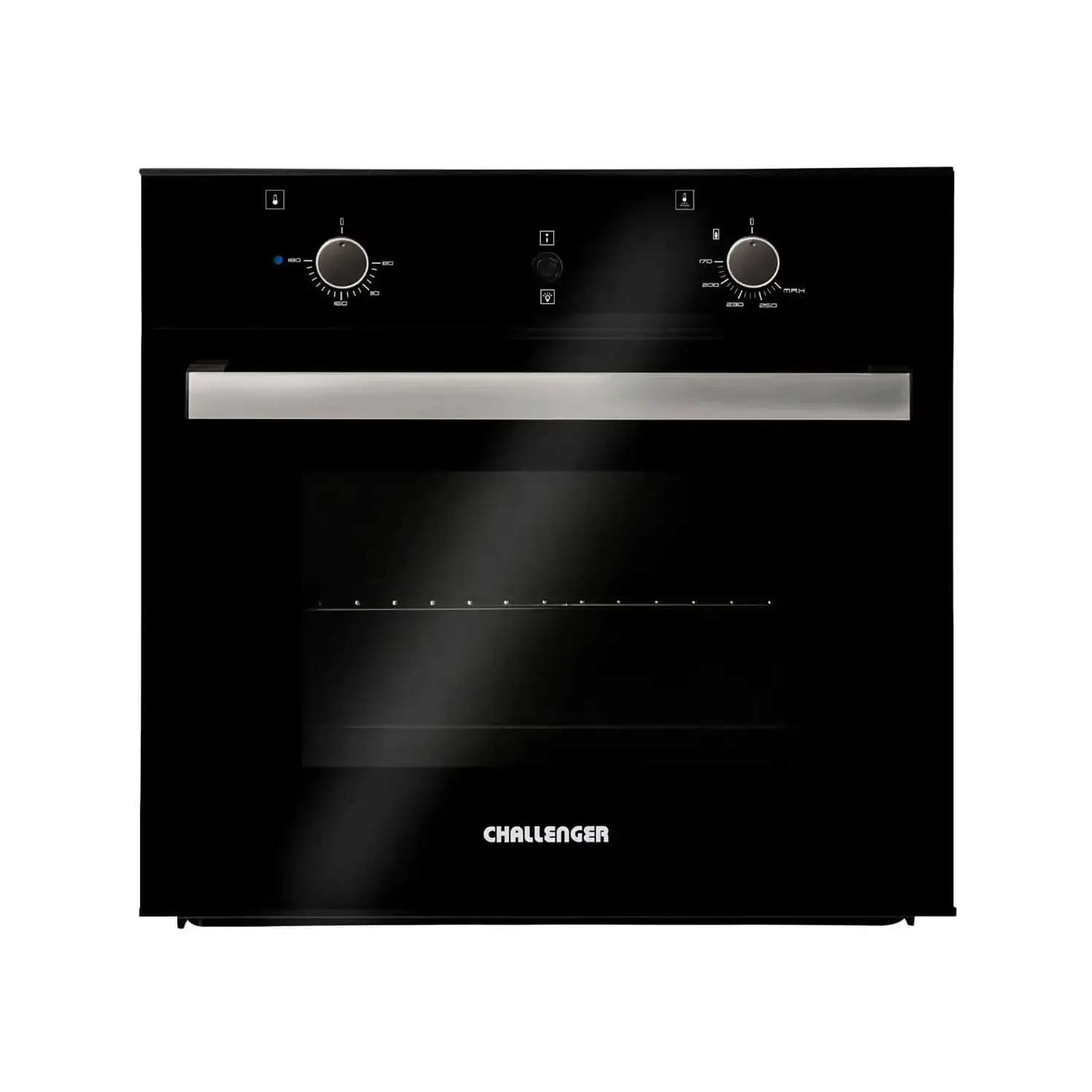 Horno Challenger De Empotrar 59,5 Cms Mixto Hg 2560 Negro