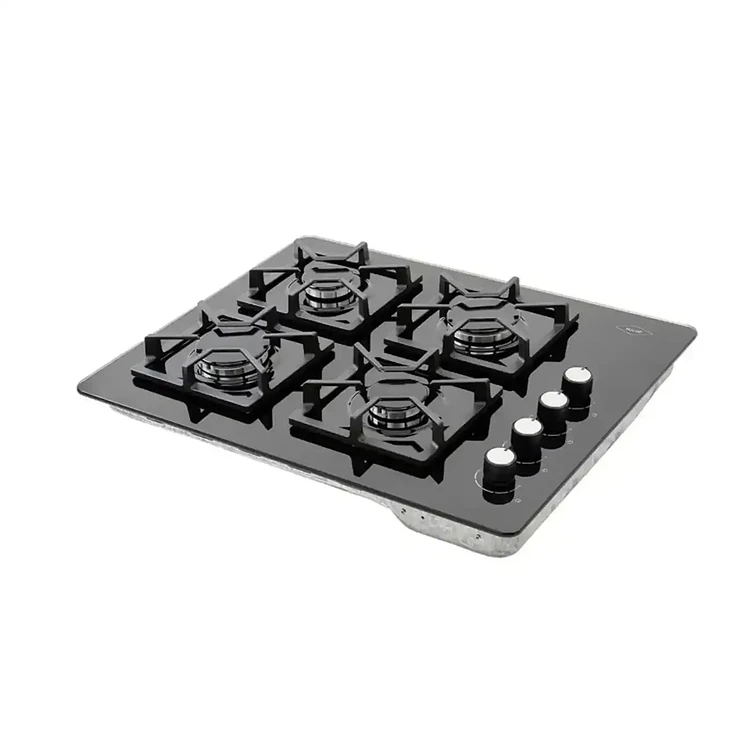 Estufa Empotrar Haceb 66Cms 4 Gas Natural 6654 Negro