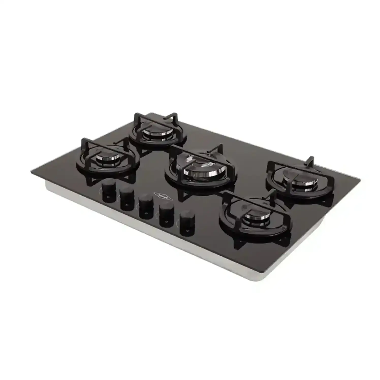Estufa Empotrar Haceb 76Cms 5 Puestos Gas Natural Negro