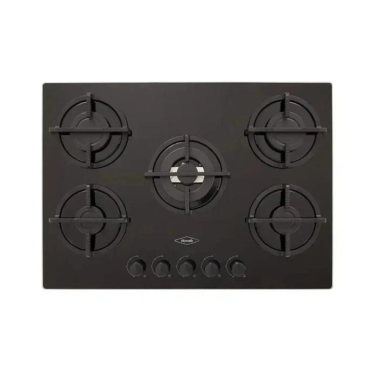 Estufa Empotrar Haceb 76Cms 5 Puestos Gas Propano Negro