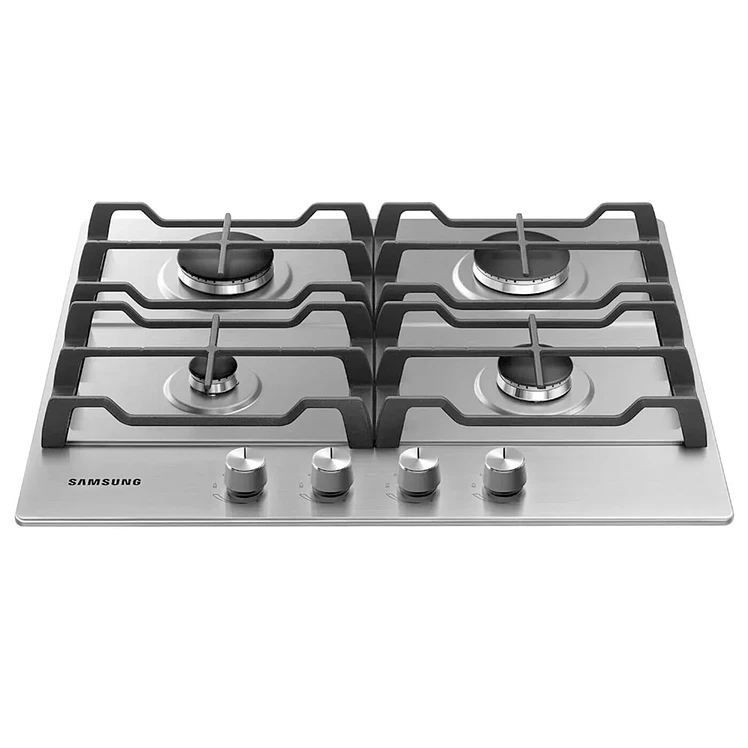 Estufa Empotrar Samsung 60 Cms 4 Gas Natural Plateado