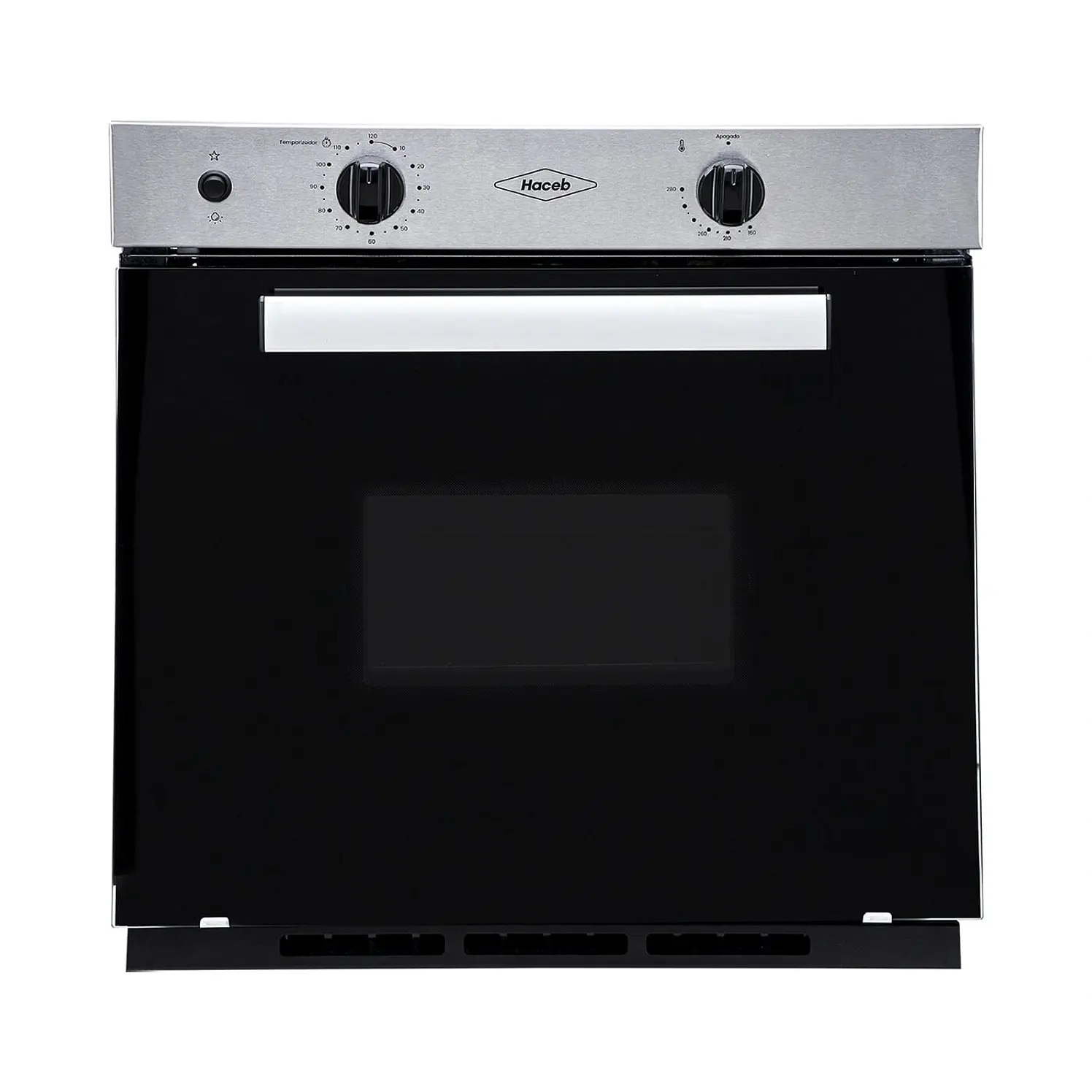 Horno Haceb De Empotrar 60Cms Gas Natural H60Ee Inox Negro