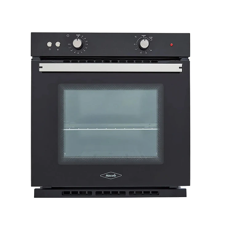 Horno Haceb De Empotrar Mixto 60 Cms Tofu Gas Natural Negro