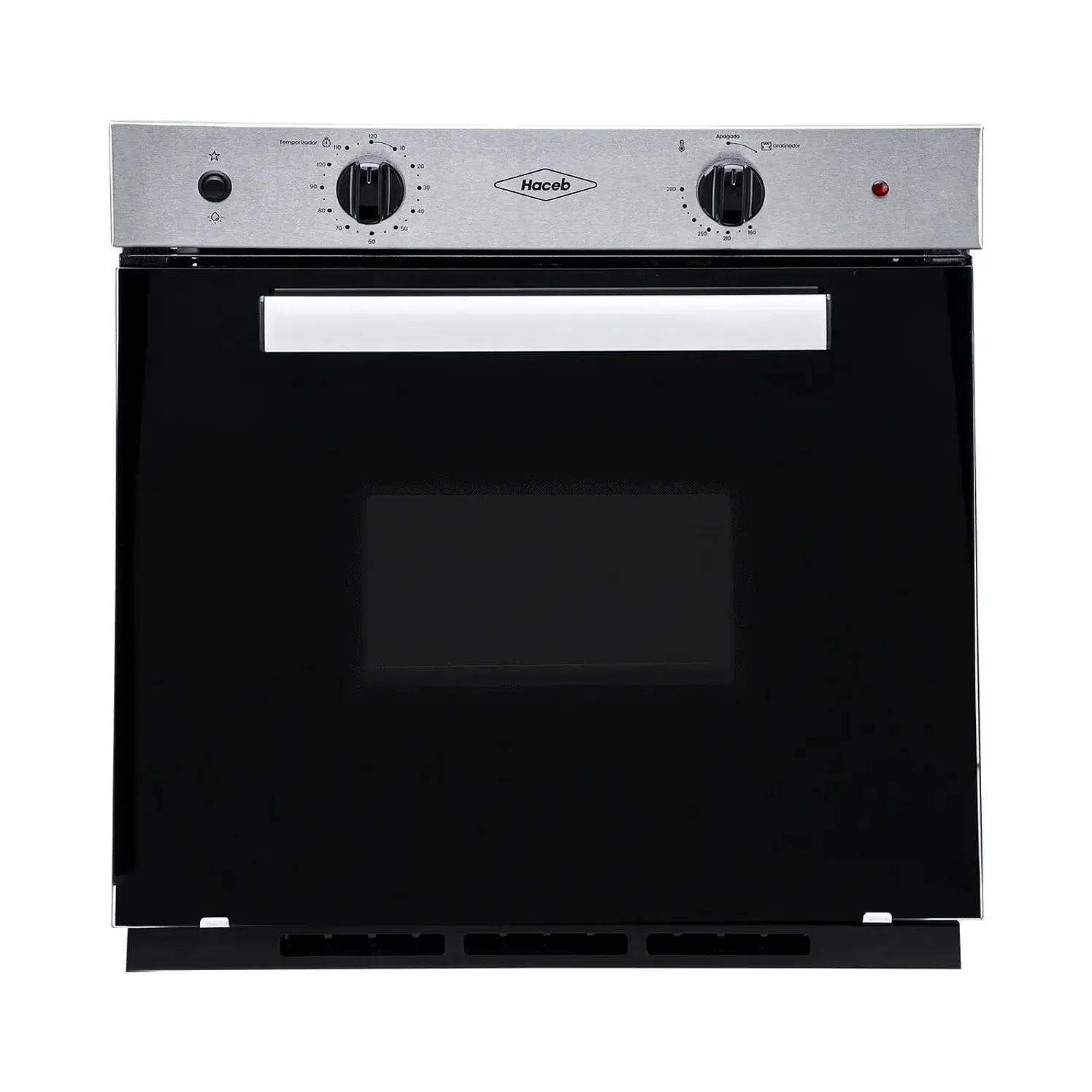 Horno Haceb Empotrar Mixto 60Cms Pa Gas Natural Inox Negro