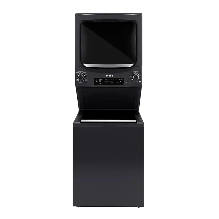 Torre Mabe De Lavado Y Secado A Gas Panel Digital 23 Kg Gris