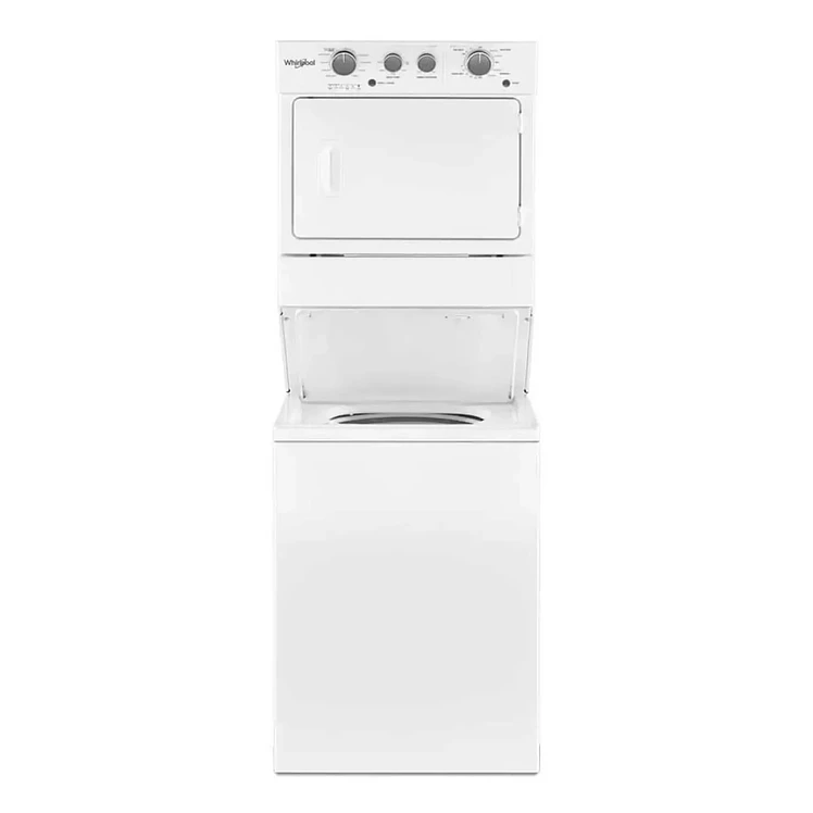 Torre Whirlpool De Lavado Y Secado A Gas 20 Kg Blanco