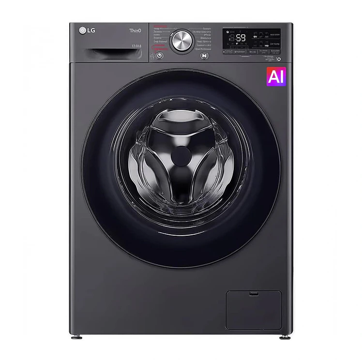 Lavadora LG Secadora Carga Frontal 14 Kg Negro