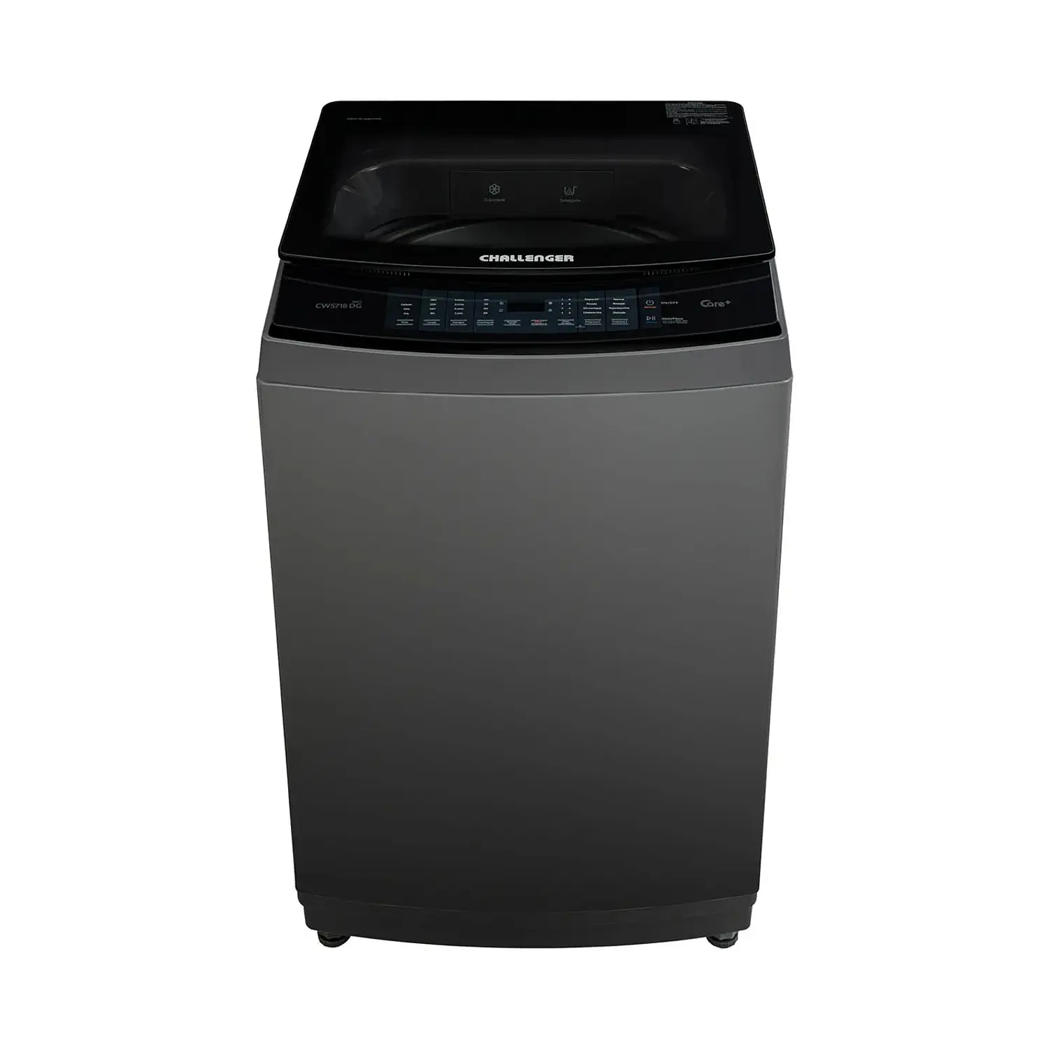 Lavadora Challenger Carga Superior 18 Dark Gray