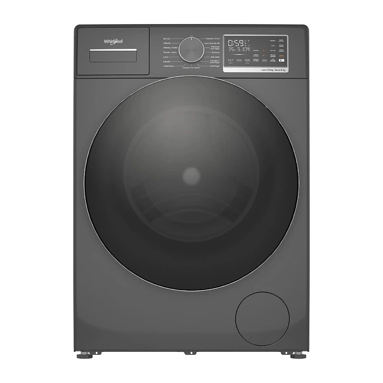 Lavadora Whirlpool Secadora Carga 13 Inverter Titanium