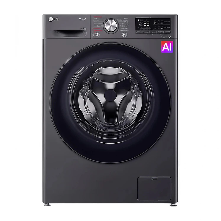 LG Carga Frontal 12 Kg Negro