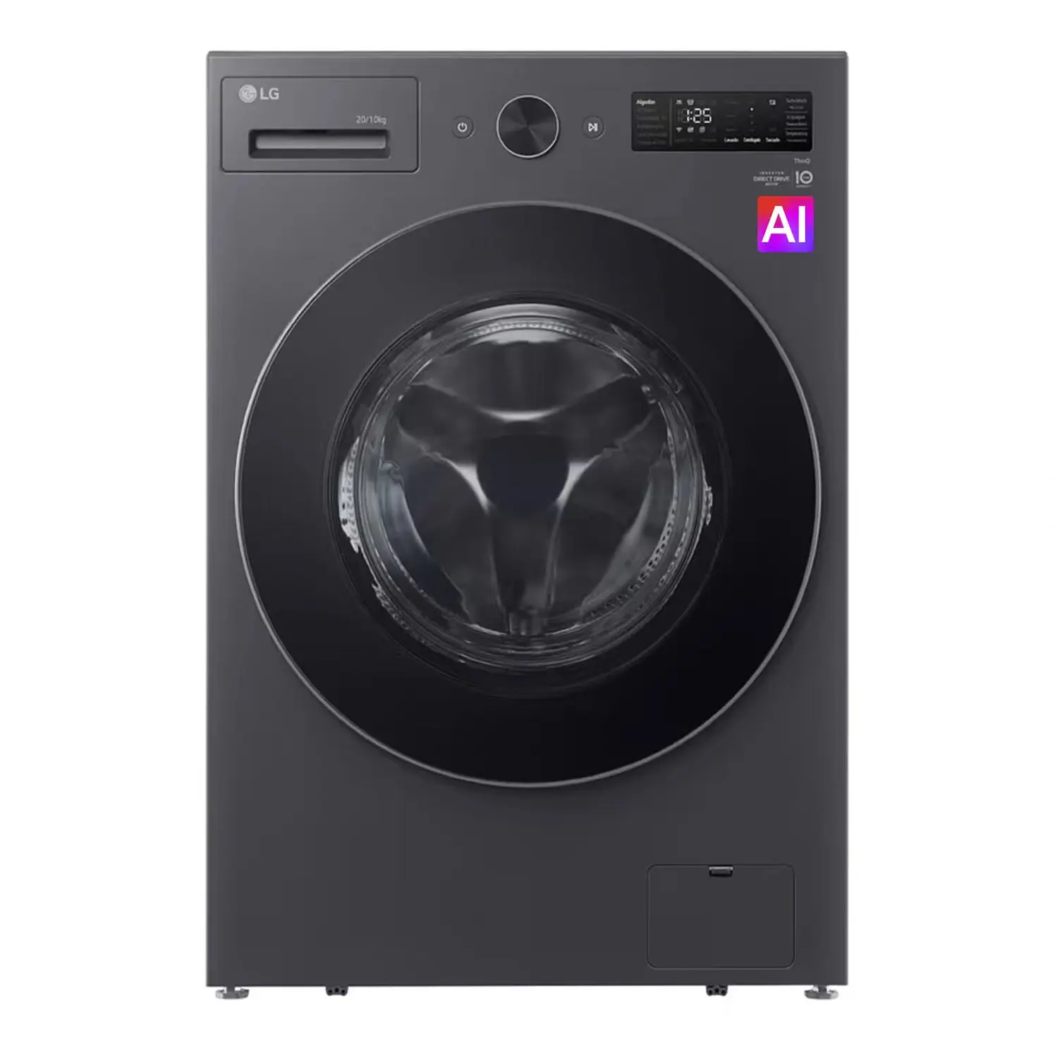 LG Carga Frontal 20 Kg Gris