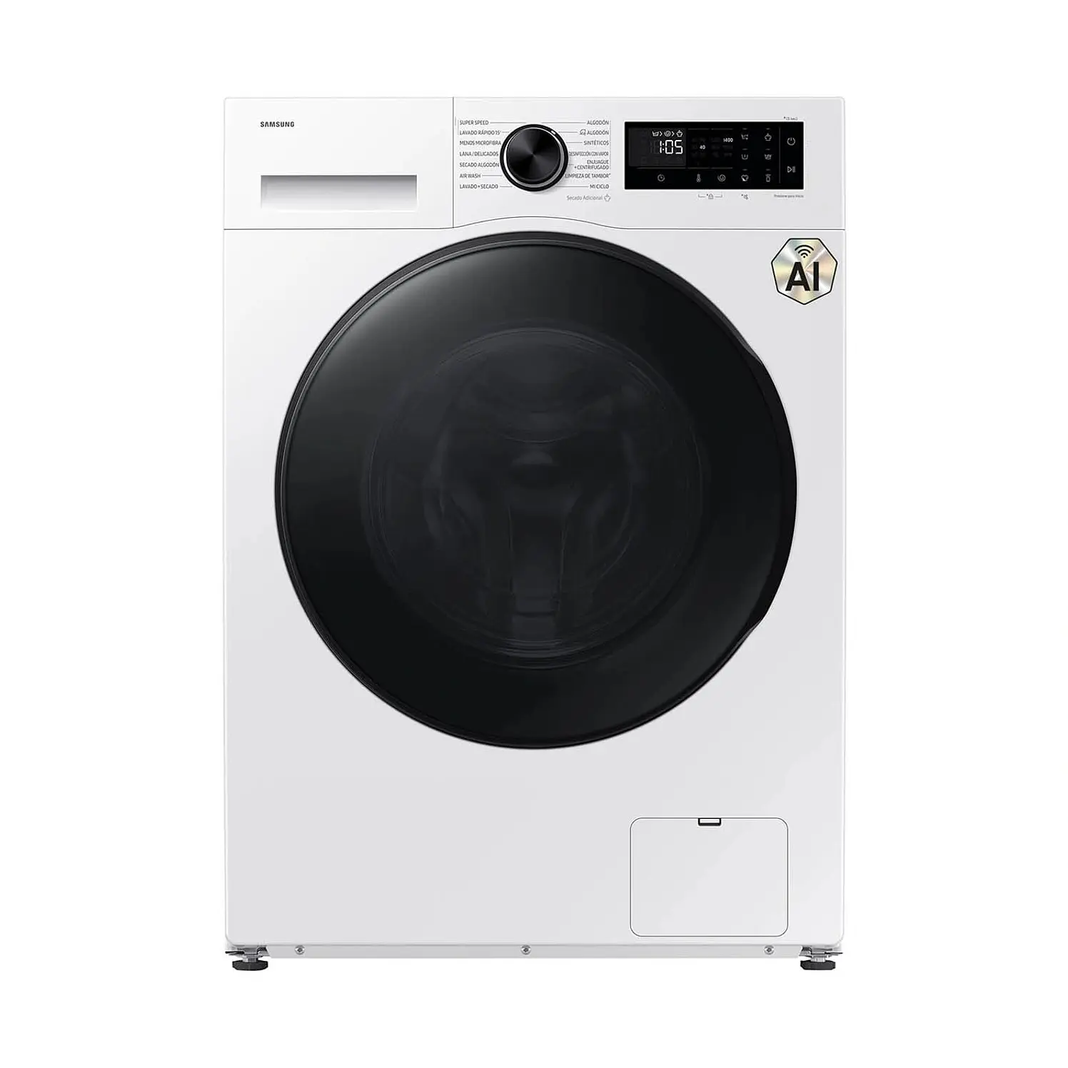 Samsung Carga Frontal 12 Kg Blanca Inteligencia Artificial