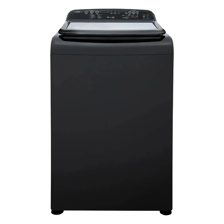 Lavadora Haceb Carga Superior 18 Kg Ivy Digital Gris Coal