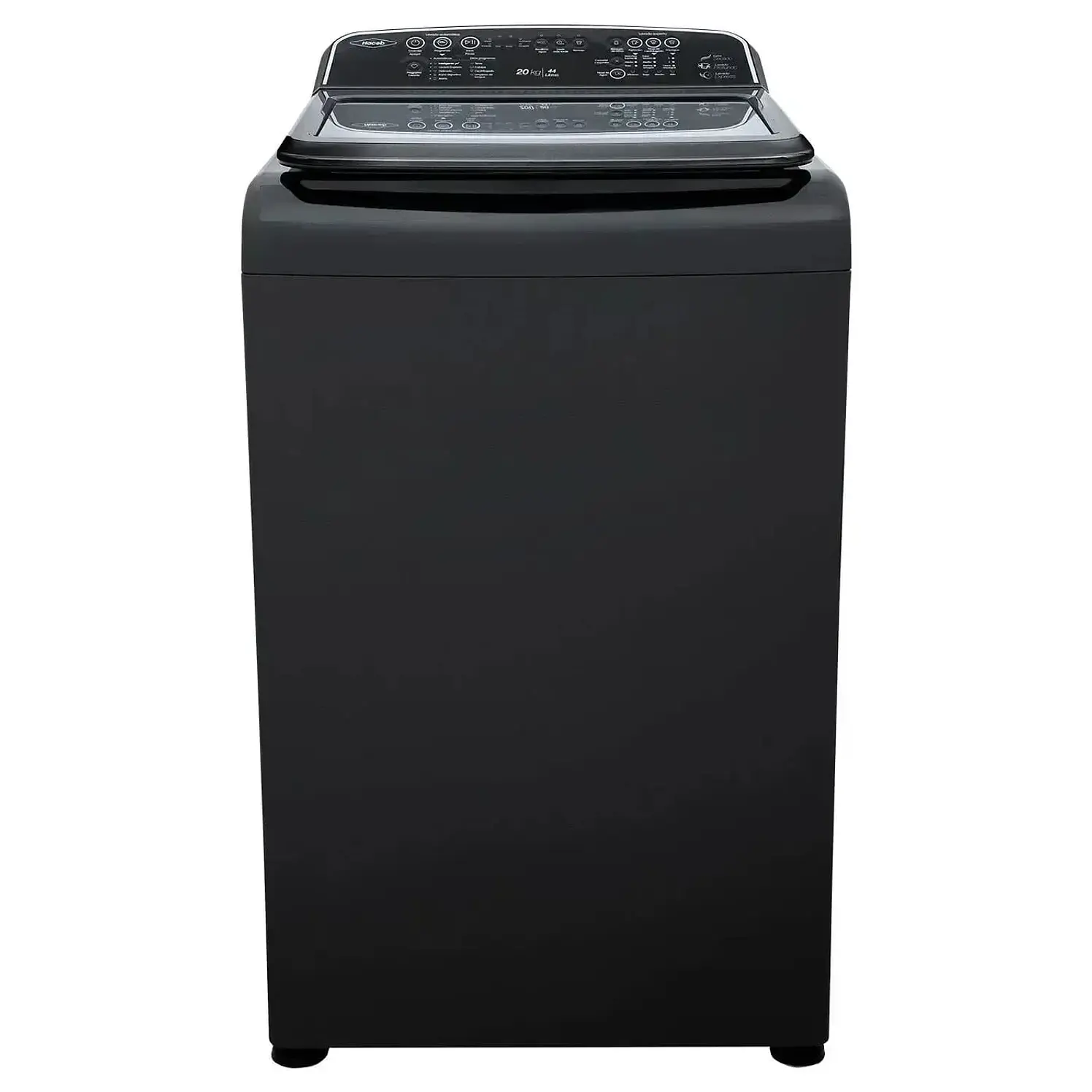 Lavadora Haceb Carga Superior 20 Kg Zoü Digital Negro