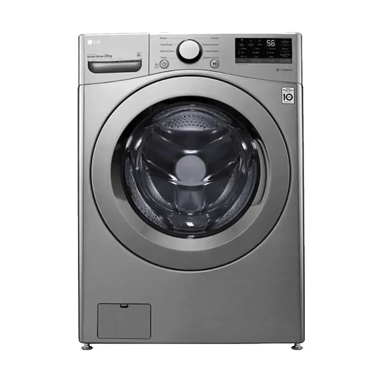 Lavadora LG Carga Frontal 20 Kg Gris