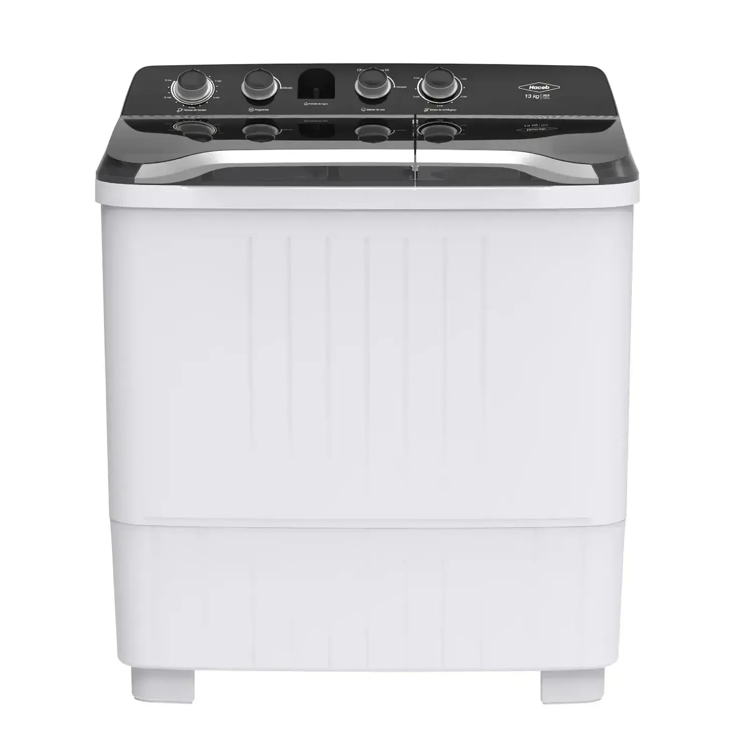Lavadora Haceb Semi Automática Carga Superior 13 Kg Blanca