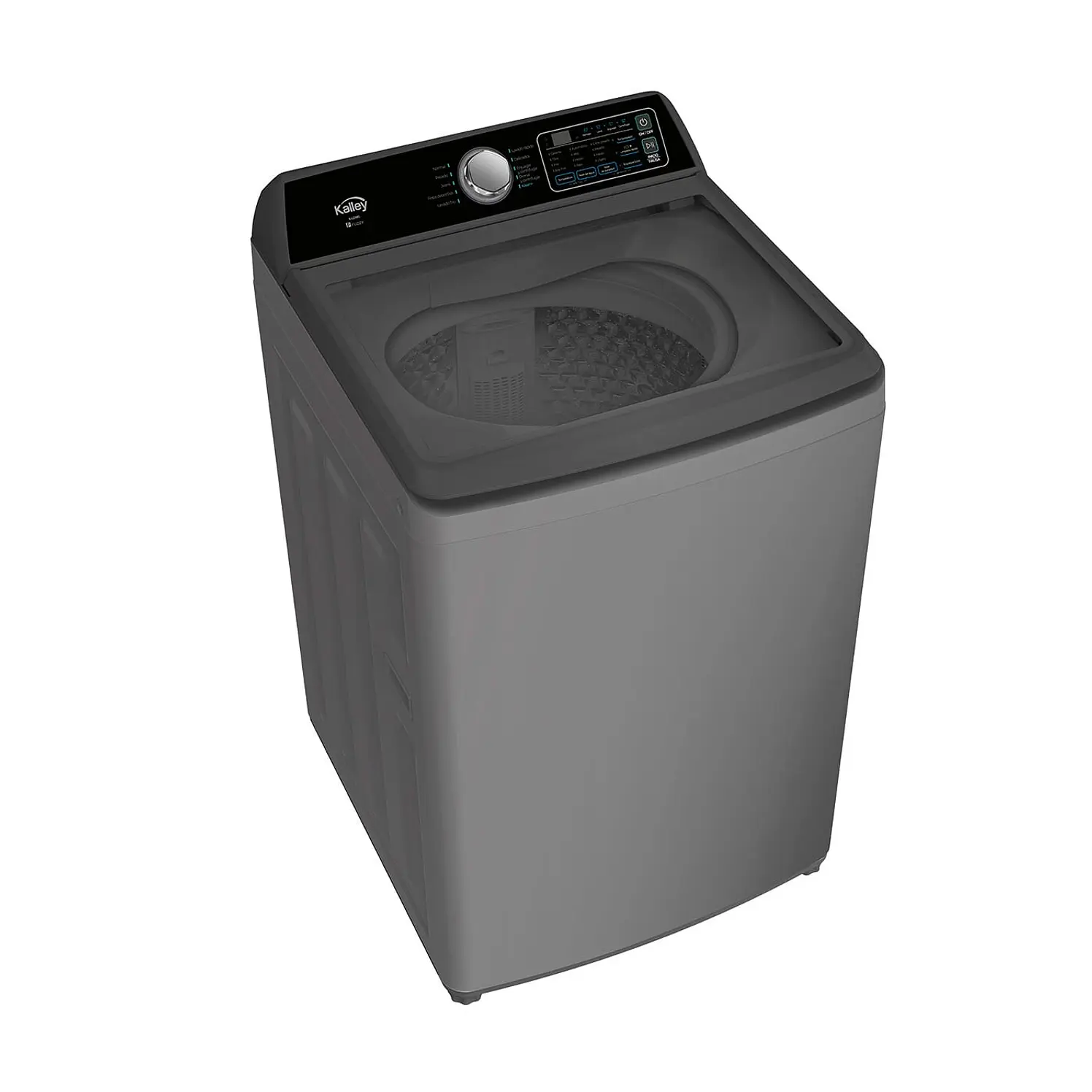 Lavadora Kalley Carga Superior 18 Kg Gris