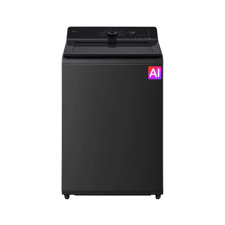 Lavadora LG Carga Superior 20 Kg Negro Brillante