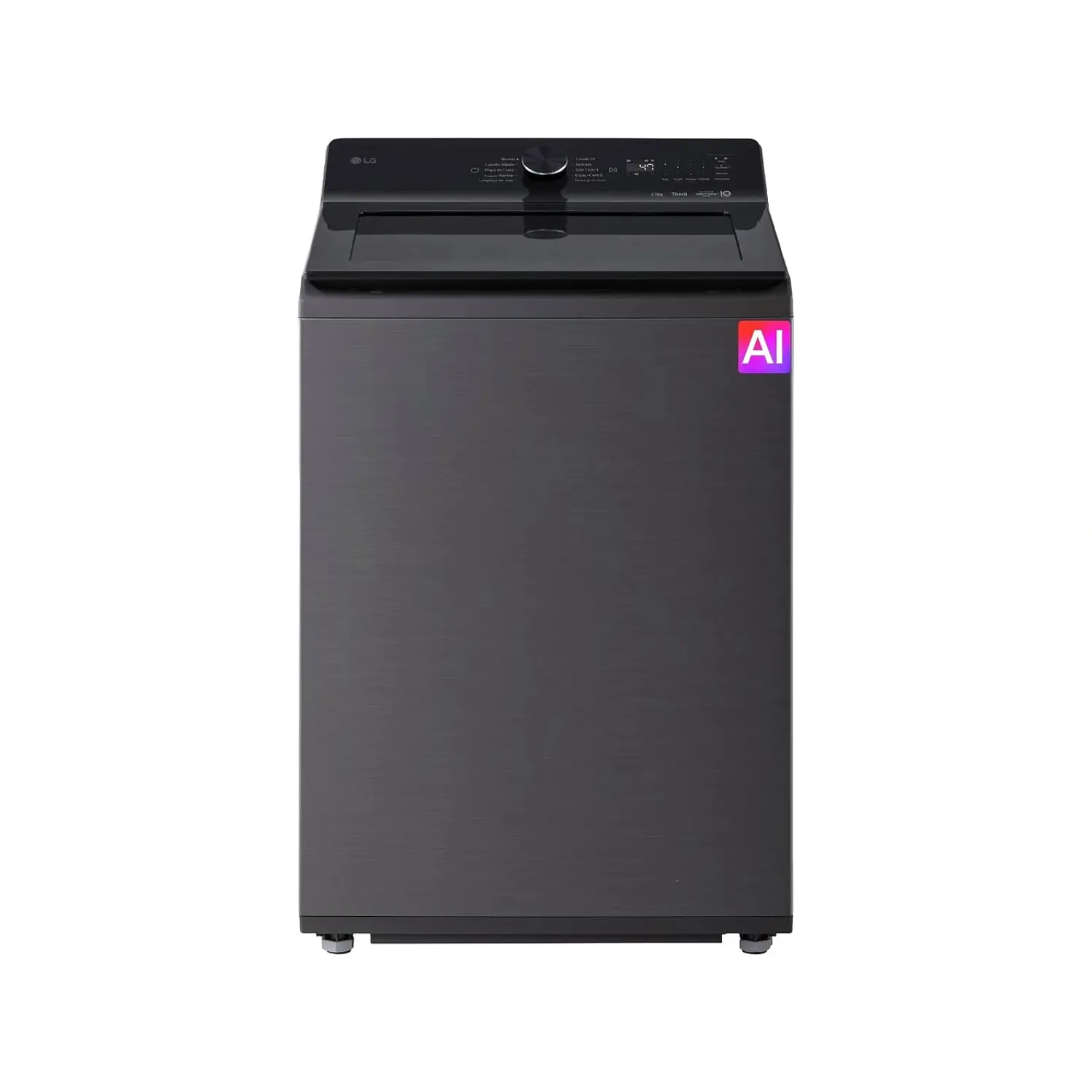 Lavadora LG Carga Superior 20 Kg Negro Platino